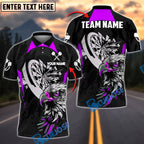 BlueJose Darts Fierce Eagle Illustration Personalized Name, Team Name Shirt (4 Colors)