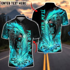 BlueJose Darts Fiery Lion Flame Customized Name, Team Name 3D Shirt (4 Colors)