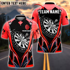 BlueJose Darts Precision Bullseye Graphic Personalized Name, Team Name Shirt (4 Colors)