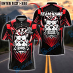 BlueJose Darts Pitbull Design Line Black Style Customized Name, Team Name 3D Shirt (4 Colors)