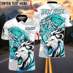BlueJose Darts Lion Dartboard Impact Multicolor Options Personalized Name Shirt (4 Colors)