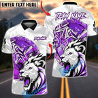 BlueJose Darts Lion Dartboard Impact Multicolor Options Personalized Name Shirt (4 Colors)