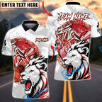 BlueJose Darts Lion Dartboard Impact Multicolor Options Personalized Name Shirt (4 Colors)