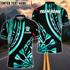 BlueJose Darts Elite Tribal Personalized Name, Team Name Unisex Shirt (6 Colors)