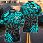 BlueJose Darts Lion Beast Mode Personalized Name, Team Name Unisex Shirt (4 Colors)