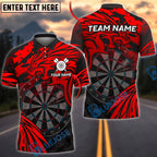 BlueJose Darts Lion Beast Mode Personalized Name, Team Name Unisex Shirt (4 Colors)
