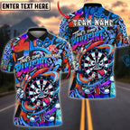 BlueJose Darts Funny Some Bullshit Graffiti Personalized Name, Team Name Unisex Shirt (4 Colors)