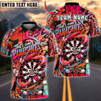 BlueJose Darts Funny Some Bullshit Graffiti Personalized Name, Team Name Unisex Shirt (4 Colors)