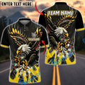 BlueJose Darts Eagle Attack Personalized Name, Team Name Unisex Shirt (6 Colors)