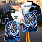 BlueJose Darts Dartboard Storm Power Personalized Name, Team Name Unisex Shirt (6 Colors)