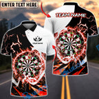 BlueJose Darts Dartboard Storm Power Personalized Name, Team Name Unisex Shirt (6 Colors)