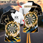 BlueJose Darts Dartboard Storm Power Personalized Name, Team Name Unisex Shirt (6 Colors)