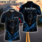 BlueJose Darts Wolf Thunder Dartboard Personalized Name, Team Name Shirt (4 Colors)