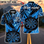 BlueJose Darts Electric Strike Triple Dartboard Multicolor Options Personalized Name Shirt (6 Colors)