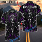 BlueJose Darts Gothic Vampire Queen Dartboard Personalized Name, Team Name Unisex Shirt (4 Colors)