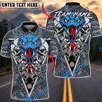 BlueJose Darts Skull Snake Dartboard Target Gothic Style Multicolor Options Personalized Name Shirt (4 Colors)