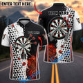 BlueJose Darts Skull Target Shooter Dual Gun Personalized Name, Team Name Unisex Shirt (4 Colors)