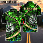 BlueJose Darts Night Fire Spark Golden Swirl Multicolor Options Personalized Name Shirt (6 Colors)