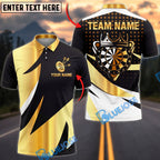 BlueJose Darts Gold Black Dartboard Crown Luxury Style Personalized Name, Team Name Unisex Shirt (6 Colors)