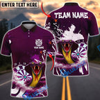 BlueJose Darts Cobra Dartboard Storm Cloud Fantasy Personalized Name, Team Name Unisex Shirt (4 Colors)