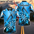 BlueJose Darts Lightning Strike Dartboard Luxury Sport Design Personalized Name, Team Name Unisex Shirt (6 Colors)