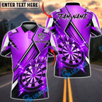 BlueJose Darts Lightning Strike Dartboard Luxury Sport Design Personalized Name, Team Name Unisex Shirt (6 Colors)
