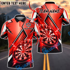 BlueJose Darts Lightning Strike Dartboard Luxury Sport Design Personalized Name, Team Name Unisex Shirt (6 Colors)