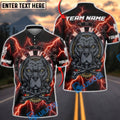 BlueJose Darts Pitbull Dartboard Lightning Storm Skull Chain Multicolor Options Personalized Name Shirt (4 Colors)