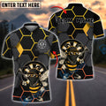 BlueJose Darts Gang Bee Dartboard Personalized Name, Team Name Shirt