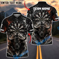 BlueJose Darts Bull Dartboard Lava Fire Dark Power Personalized Name Shirt