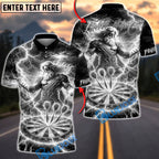 BlueJose Darts Thunder God Lightning Power Multicolor Options Personalized Name Shirt (6 Colors)