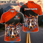 BlueJose Darts Gangster Cat Crew Personalized Name, Team Name Unisex Shirt (4 Colors)