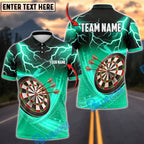 BlueJose Darts Lightning Dartboard Bullseye Personalized Name, Team Name Unisex Shirt (6 Colors)