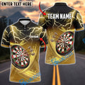 BlueJose Darts Lightning Dartboard Bullseye Personalized Name, Team Name Unisex Shirt (6 Colors)