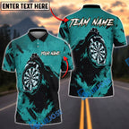 BlueJose Darts Bear Claw Scratch Dartboard Personalized Name, Team Name Unisex Shirt (4 Colors)
