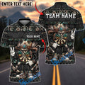 BlueJose Native Western Cowboy Dartboard Design Customized Name, Team Name 3D Shirt