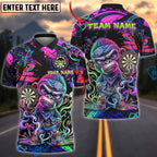 BlueJose Darts Angry Monkey Neon Graffiti Personalized Name Shirt