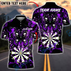 BlueJose Darts Gothic Skull Butterfly Dartboard Multicolor Options Personalized Name Shirt (4 Colors)