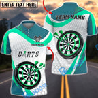 BlueJose Darts Strike Hexagon Motion Classic Board Personalized Name, Team Name Unisex Shirt (4 Colors)