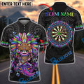 BlueJose Darts Lizard Warrior Tribal Headdress Personalized Name Shirt