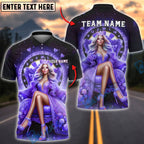 BlueJose Darts Queen Crown Dartboard Multicolor Options Personalized Name Shirt (6 Colors)