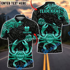 BlueJose Darts Tribal Crab Dartboard Personalized Name, Team Name Unisex Shirt (6 Colors)