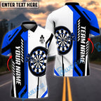 BlueJose Darts Geometric Stripe Dartboard Personalized Name, Team Name Unisex Shirt (4 Colors)
