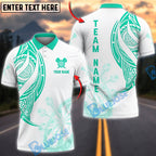 BlueJose Darts Tribal Maori Pattern Personalized Name, Team Name Unisex Shirt (4 Colors)