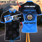 BlueJose Darts Beer Skull Black Gold Dartboard Pattern Throw Play Darts Slogan Personalized Name, Team Name Unisex Shirt (6 Colors)