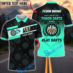 BlueJose Darts Beer Skull Black Gold Dartboard Pattern Throw Play Darts Slogan Personalized Name, Team Name Unisex Shirt (6 Colors)