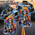 BlueJose Darts Sugar Skull Hoodie Graffiti Streetwear Personalized Name, Team Name Unisex Shirt (4 Colors)