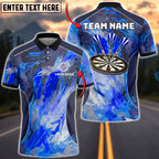 BlueJose Darts Modern Galaxy Pattern Personalized Name, Team Name Unisex Shirt (4 Colors)