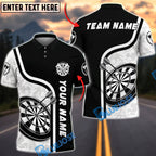 BlueJose Darts Classic Dartboard Strike Personalized Name, Team Name Unisex Shirt (6 Colors)