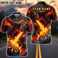 BlueJose Darts Blaze Breath Dragon Dartboard Personalized Name, Team Name Unisex Shirt (4 Colors)